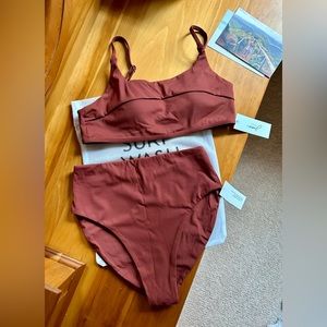 June Swimwear Bikini Set in Cinnamon